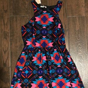 Tribal print dress